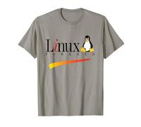 Camiseta Linux Os Powered by Linux Tux Penguin Camiseta