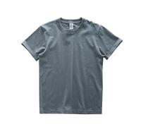 Camiseta Lisa para Hombre 280gsm Oversized Heavyweight T Shirt For Men Summer Short Sleeve tee Cotton Plain Top Casual Men's Clothing 9.9oz(Blue,XXL (90-105kg))
