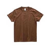 Camiseta Lisa para Hombre 280gsm Oversized Heavyweight T Shirt For Men Summer Short Sleeve tee Cotton Plain Top Casual Men's Clothing 9.9oz(Coffee,M (60-67.5kg))