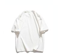 Camiseta Lisa para Hombre Pure Cotton 180g Men's T-Shirt Solid Color Short Sleeved Top Summer Casual Basic(Color-3,S)