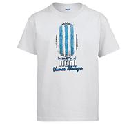 Camiseta lo Tengo en mi ADN futbolero de Málaga - Blanco, S