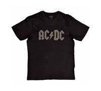 Camiseta Logo ACDC con Estampado Hi-Build Licencia Oficial RockOff ACDCTS100MB