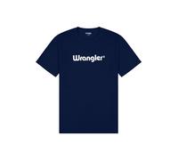 Wrangler Logo tee Camiseta, Azul Marino, XXL para Hombre