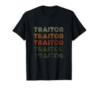 Camiseta Love Heart Traitor, estilo grunge, estilo vintage, negra, traidor Camiseta