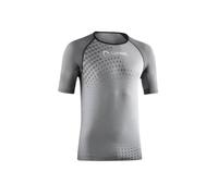 Camiseta Lurbel Spirit Flux Gris Negro Unisex, Talla L