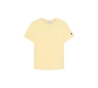 CAMISETA M/C AMARILLA CHAMPION 118382-YS165 MUJER ALGODON PREMIUM