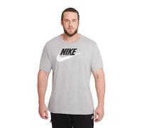Nike Sportswear Camiseta 'Icon Futura' gris moteado / negro / blanco, Talla M
