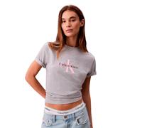Camiseta M/c Casual_Mujer_CALVIN KLEIN Hero Ss Classic Monologo Cneck T - M