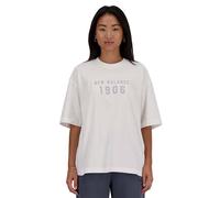 Camiseta M/c Casual_Mujer_NEW BALANCE Iconic Collegiate Jersey Oversiz - S