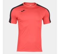 Camiseta M/C Hombre Joma Academy III 101656 Transpirable - Talla: 8XS-7XS, Color: CORAL FLÚOR NEGRO