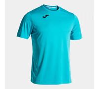 Camiseta M/C Hombre Joma Combi 100052 Transpirable - Talla: XS, Color: Turquesa Flúor