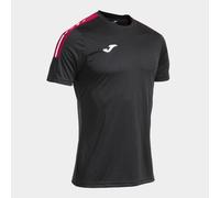 Camiseta M/C Hombre Joma Olimpiada 103245 Confortable - Talla: M, Color: Negro Rojo