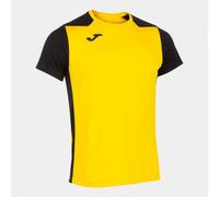 Camiseta M/C Hombre Joma Record II 102223 Transpirable - Talla: XS, Color: Amarillo Negro