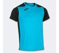 Camiseta M/C Hombre Joma Record II 102223 Transpirable - Talla: XS, Color: Turquesa Flúor Marino