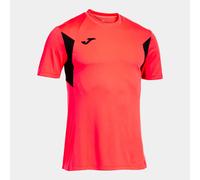 Camiseta M/C Hombre Joma Winner III 103150 Elástica - Talla: 2XL, Color: Naranja Flúor Negro