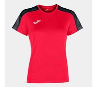 Camiseta M/C Mujer Joma Academy 901141 Transpirable - Talla: XL, Color: Rojo Negro