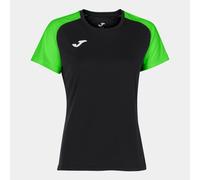 Camiseta M/C Mujer Joma Academy IV 901335 - Talla: L, Color: Negro Verde Flúor