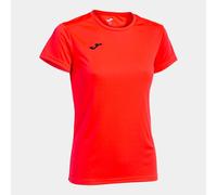 Camiseta M/C Mujer Joma Combi 900248 Transpirable - Talla: L, Color: Coral Flúor