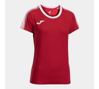 Camiseta M/C Mujer Joma Elite XI 902666 Transpirable - Talla: XS, Color: Rojo Blanco