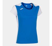 Camiseta M/C Mujer Joma Record II 901398 Transpirable - Talla: 2XS, Color: Royal Blanco
