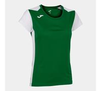 Camiseta M/C Mujer Joma Record II 901398 Transpirable - Talla: L, Color: Verde Blanco
