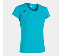 Camiseta manga corta mujer record ii turquesa flúor 2XL