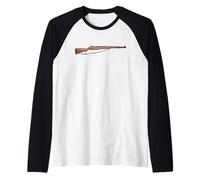 Camiseta M1 Garand Rifle Camiseta Manga Raglan