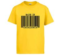 Camiseta Made in Catalunya català - Amarillo, M