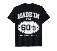 Camiseta Made In The 60's All Genuine Parts | Regalo de los años 60 CM Camiseta