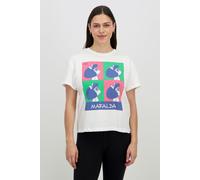 Camiseta Mafalda - Blanco - Manga Corta Mujer talla XS