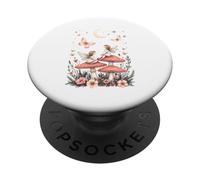 Camiseta mágica de Hadas sobre Setas - Fantasía de Cuento de Hadas PopSockets PopGrip Adhesivo