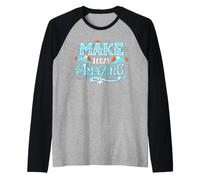 Camiseta Make Today Amazing Positive Inspiring People Quotes Camiseta Manga Raglan