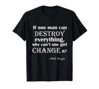 Camiseta Malala Yousafzai Inspired Quote Camiseta