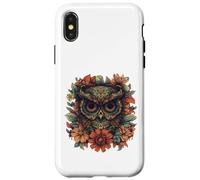 Camiseta Mandala Owl - Boho Floral Spirit Animal Art Carcasa para iPhone X/XS