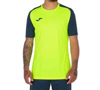 Camiseta Manga Corta Academy IV Amarillo Fluor Marino estándar