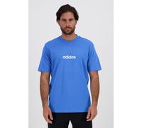 Adidas Camiseta hombre Essentials Linear Single Jersey Azul cielo/blanco S