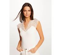 Morgan 222-delo Camiseta, Off White, XS para Mujer