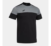 Camiseta Manga Corta Crew v Negro Gris