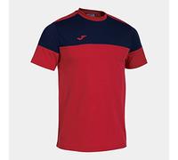 Camiseta Manga Corta Crew v Rojo Marino