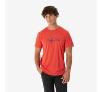 Camiseta manga corta de senderismo - Columbia Zero Rules light SS ROJO - hombre L