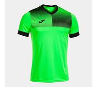 Camiseta Manga Corta Eco Supernova Verde Fluor Negro