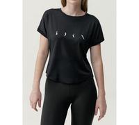Camiseta manga corta fitness Mujer Born azami negro XL
