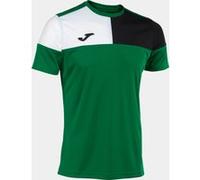 Camiseta manga corta hombre crew v verde negro L