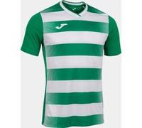 Camiseta manga corta hombre europa v verde blanco L