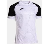 Camiseta manga corta hombre performance handball blanco negro S