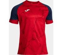 Camiseta manga corta hombre performance handball rojo dark navy 2XL