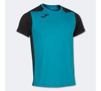 Joma Camiseta Manga Corta Record II Turquesa Negro