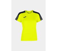 Camiseta Manga Corta Joma Academy III Amarillo Flúor Negro - Camiseta Manga Corta Mujer MKP