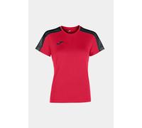 Camiseta Manga Corta Joma Academy III Rojo Negro - Camiseta Manga Corta Mujer MKP