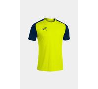 Camiseta Manga Corta Joma Academy IV Amarillo Flúor Marino - Camiseta Manga Corta Hombre MKP